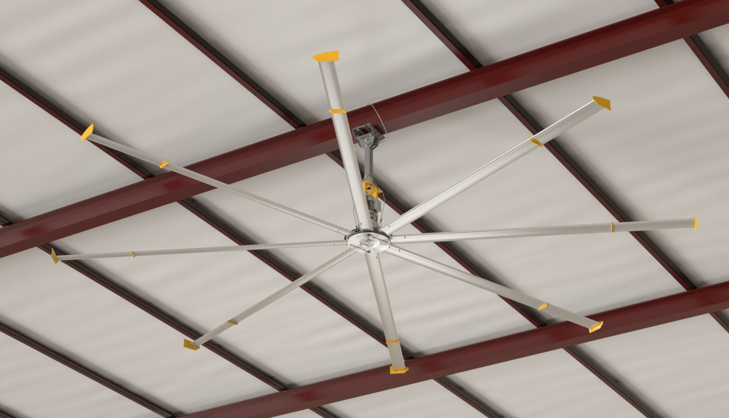 The Benefits of High Volume Low Speed (HVLS) Fans in Large Spaces